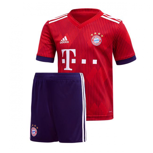 Kids Bayern Munich 18/19 Home Soccer Kits (Shirt + Shorts)